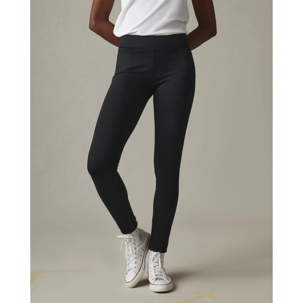 American Giant No BS Pant Womens 10 (30x27) Stretch Leggings Black Pull On